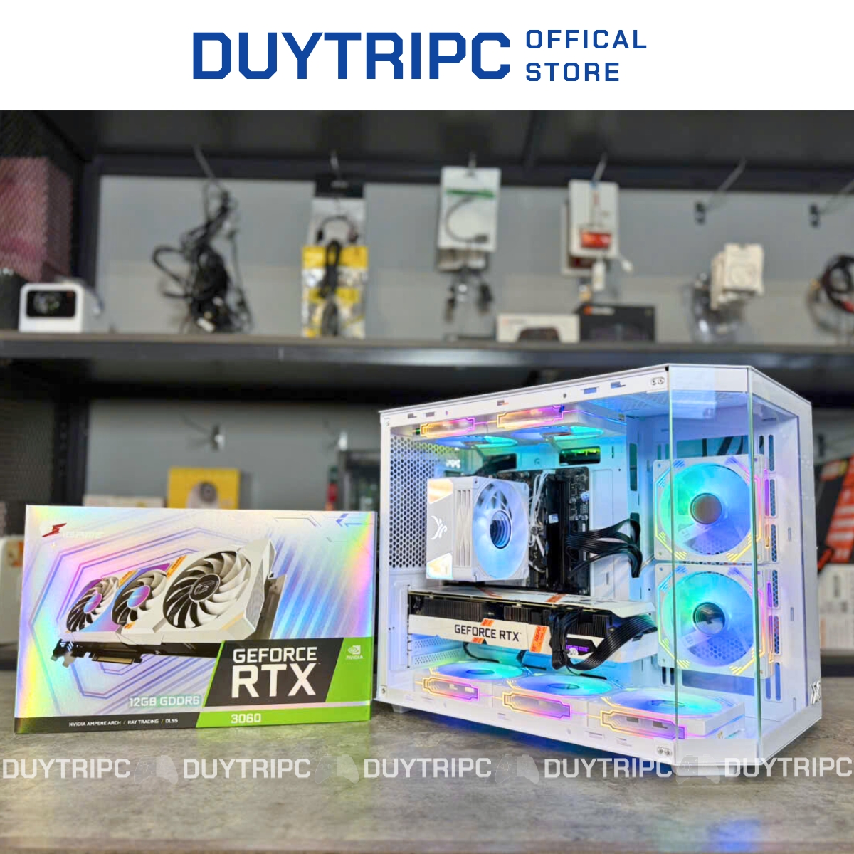 PC CUBI i5 12400F/ RTX 3060 12GB/ RAM 16GB/ SSD 512GB